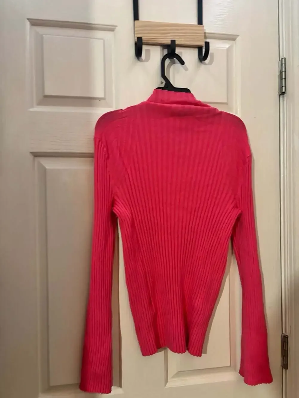 DG2 Diana Hanson Women's Ribbed Long Sleeve Turtleneck Sweater